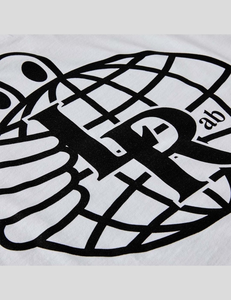 Camiseta LAST RESORT AB atlas monogram tee white